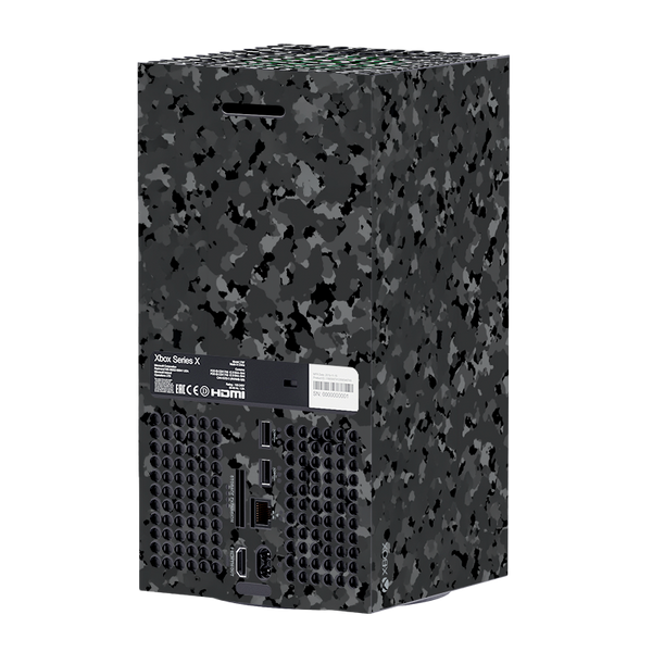 Camuflaje Negro Skin Xbox Series X Xonebrand