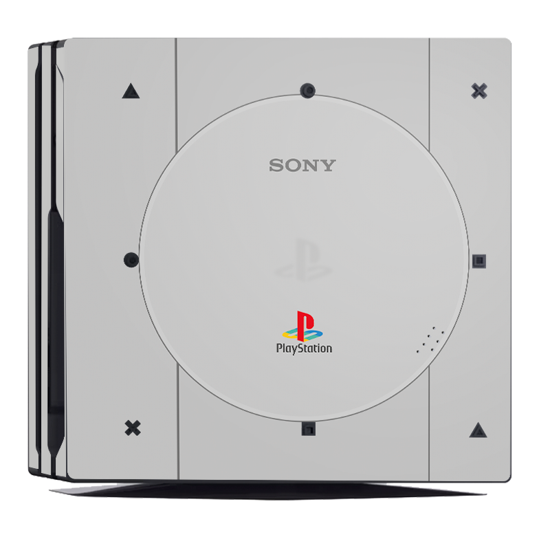 Modelo PS1 Skin Playstation 4 Pro