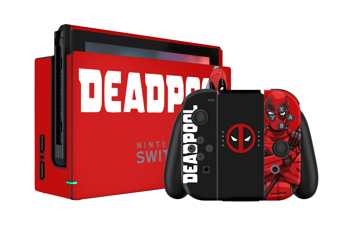 Deadpool Nintendo Switch Skin