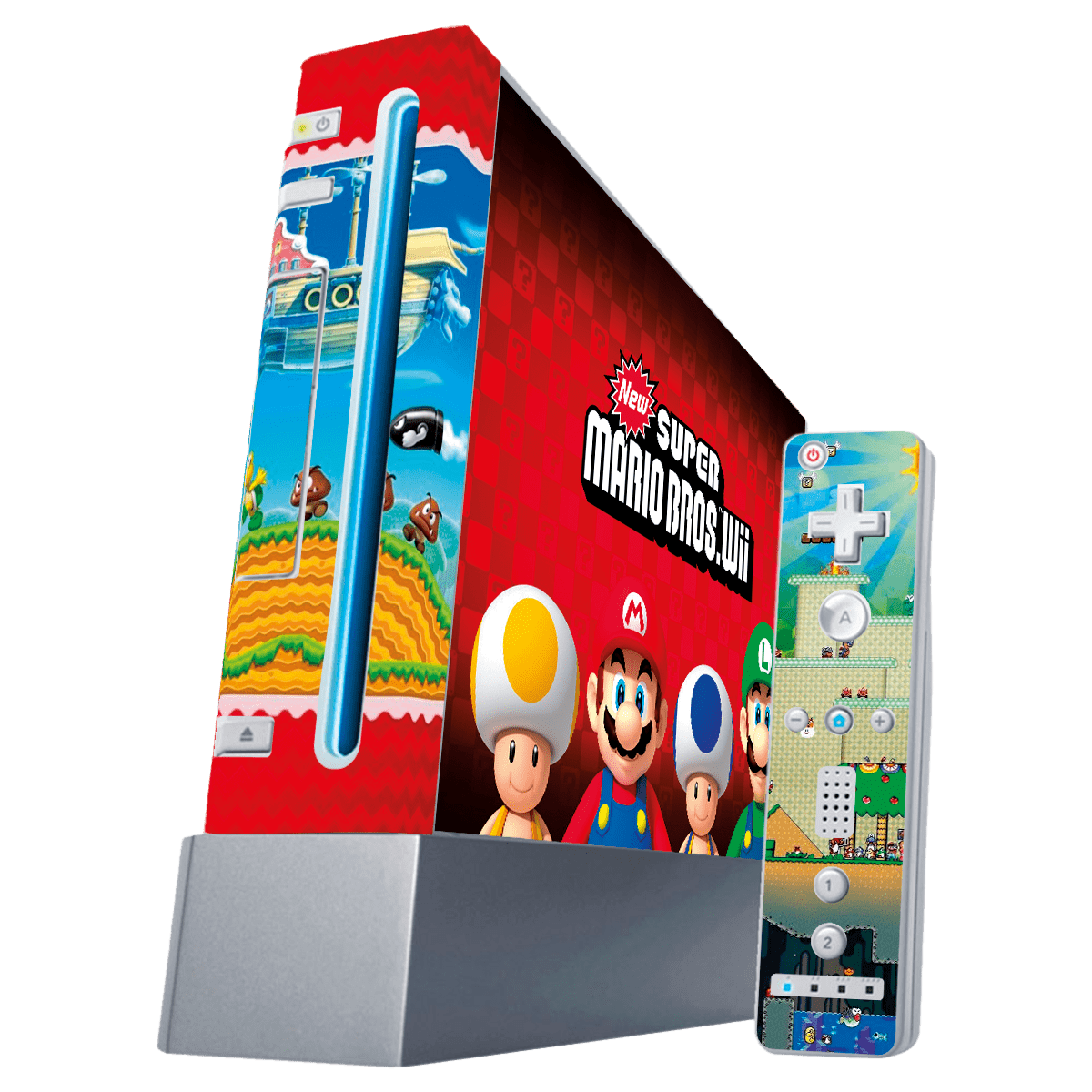 Mario Bros Nintendo Wii Skin