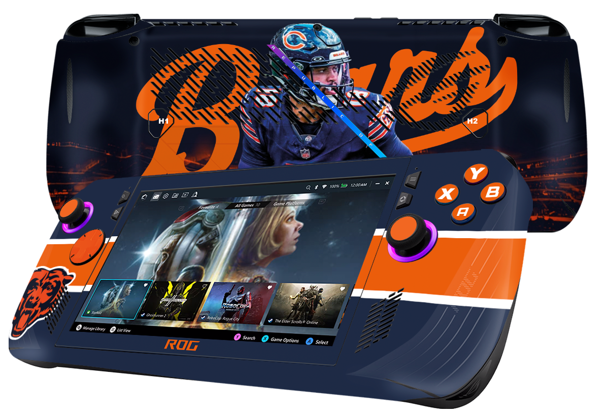 Chicago Bears Skin Asus Rog Ally X Xonebrand