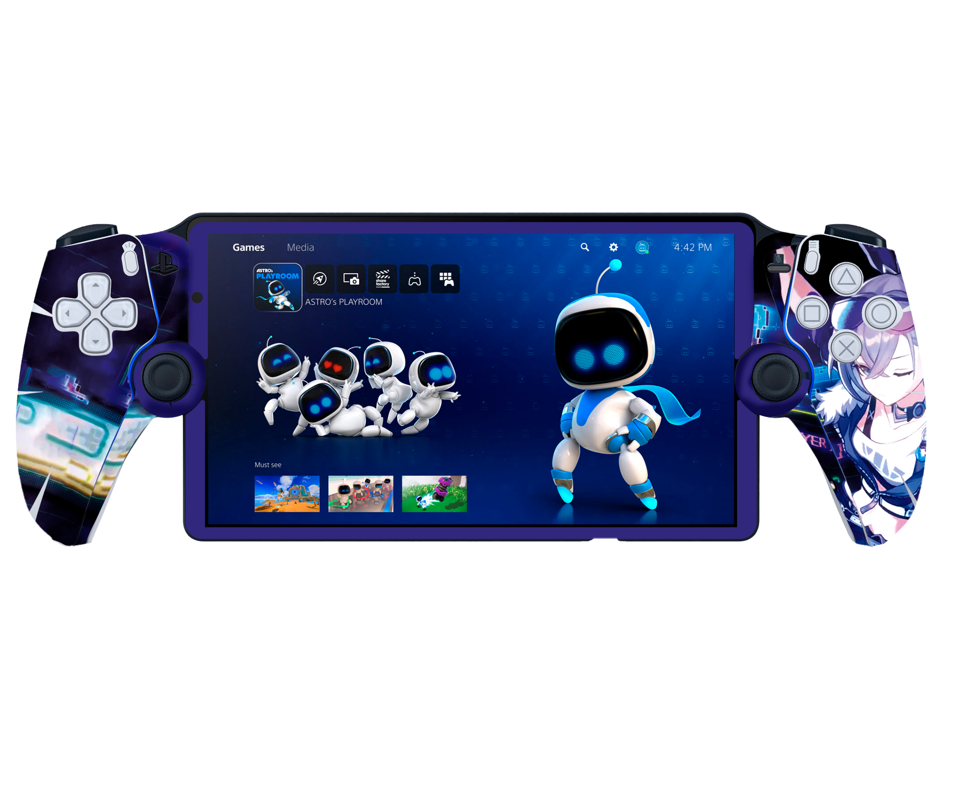 Silver Wolf Skin Playstation Portal