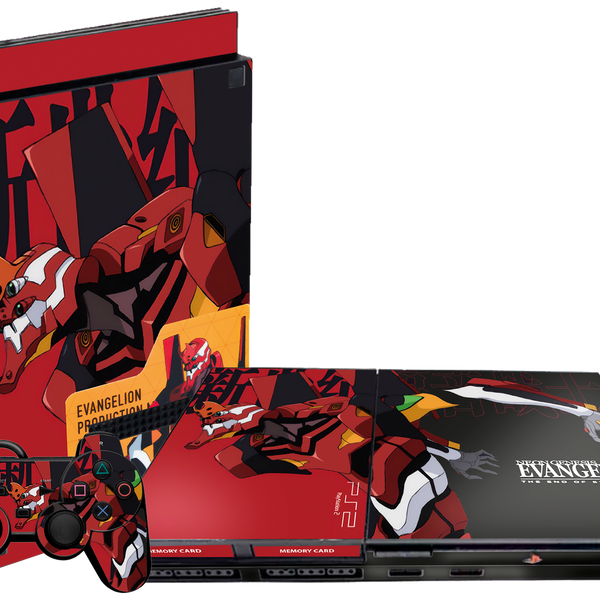 Evangelion Eva 02 Skin Playstation 2 Slim