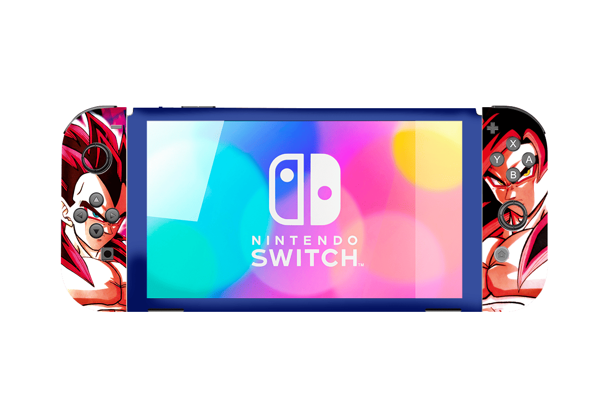 Dragon Ball Goku &amp; Vegeta Nintendo Switch Oled (2021) Skin