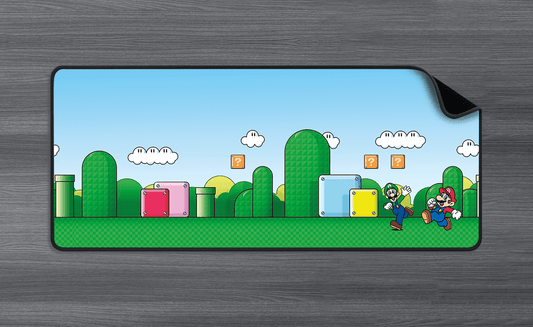 Mundo Mario Bros Gaming Mouse Pad