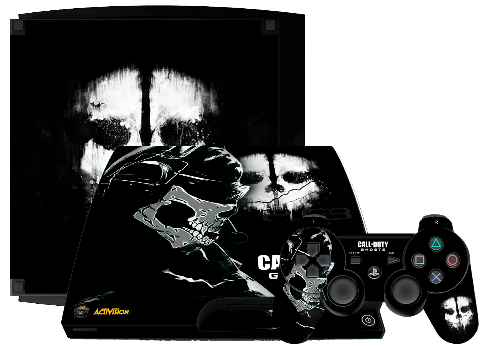 Call of Duty Ghosts Skin Playstation 3 Slim Xonebrand