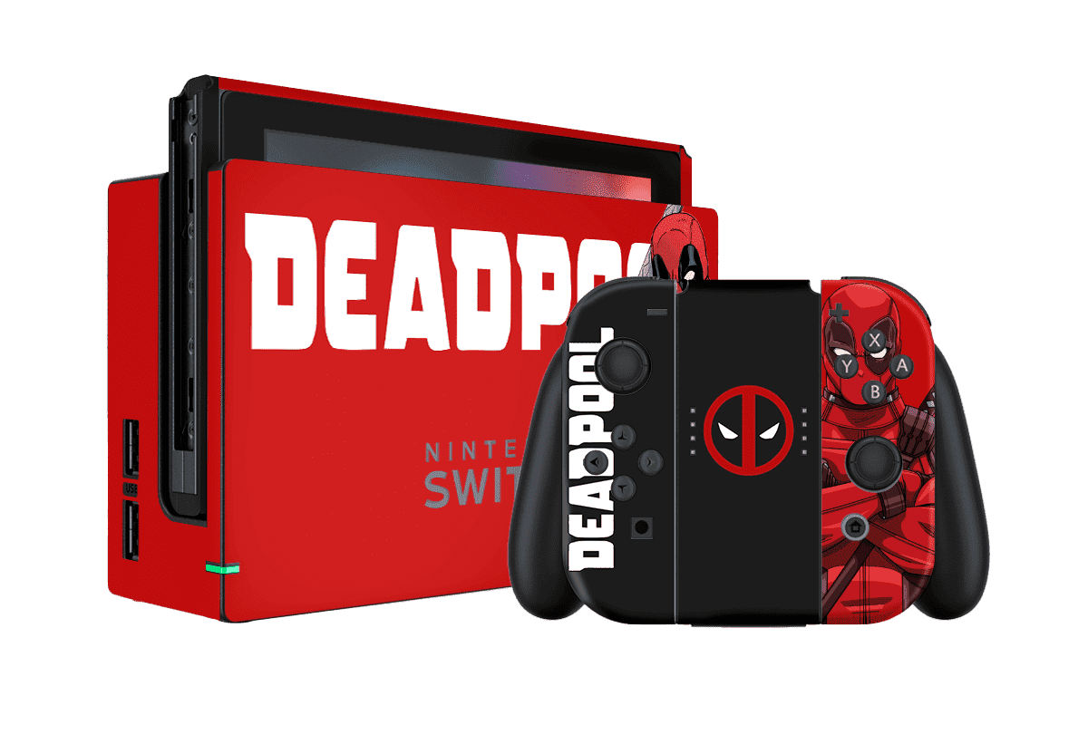 Deadpool Skin Nintendo Switch (2017) Xonebrand