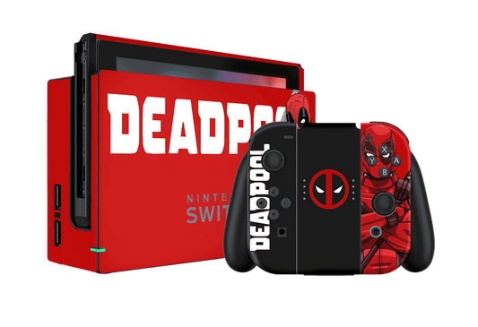 Deadpool Skin Nintendo Switch (2017) Xonebrand