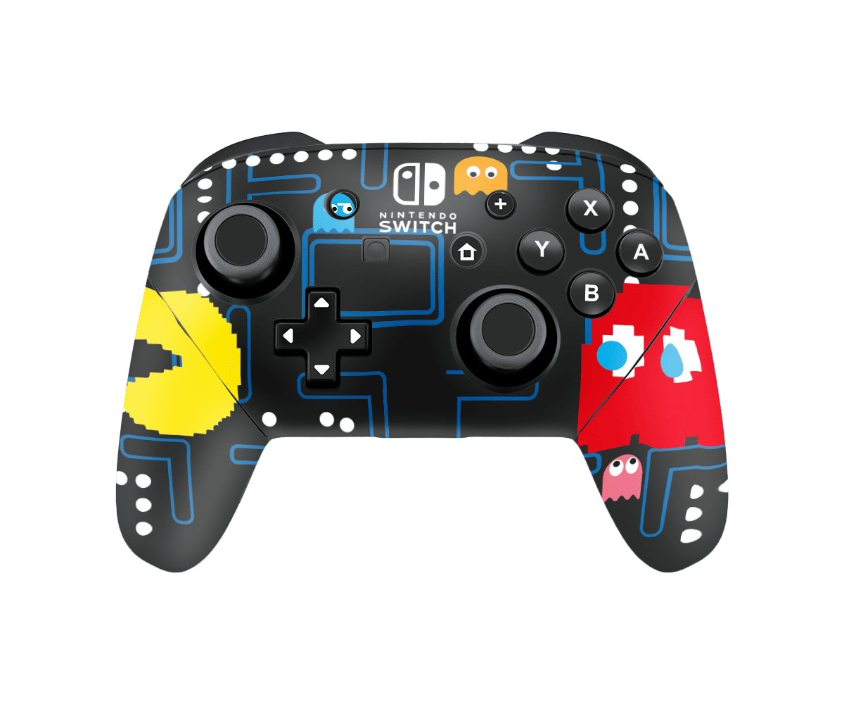 Pacman Skin Nintendo Switch Pro Controller Xonebrand