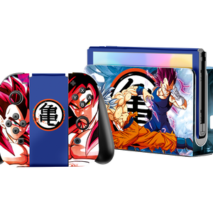 Dragon Ball Goku & Vegeta Nintendo Switch Oled (2021) Skin