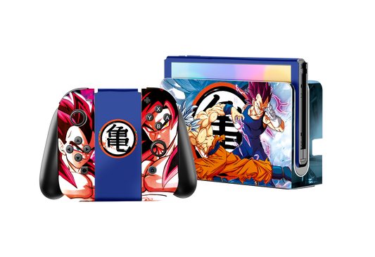 Dragon Ball Goku & Vegeta Nintendo Switch Oled (2021) Skin