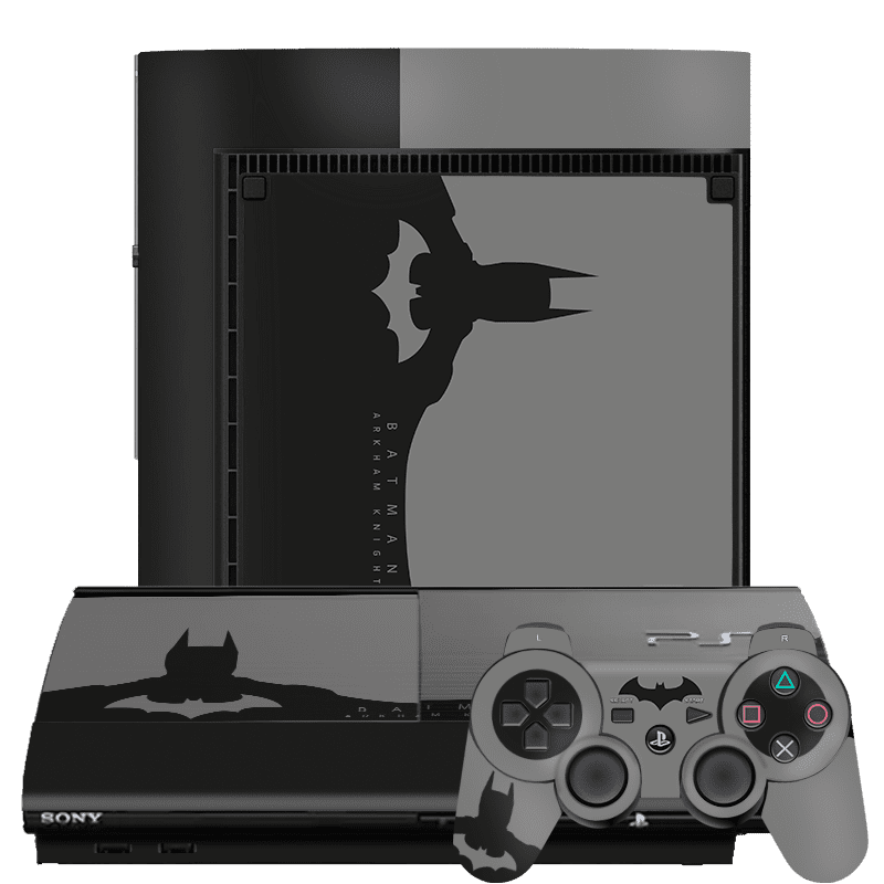 Batman Arkham Skin Playstation 3 Super Slim Xonebrand