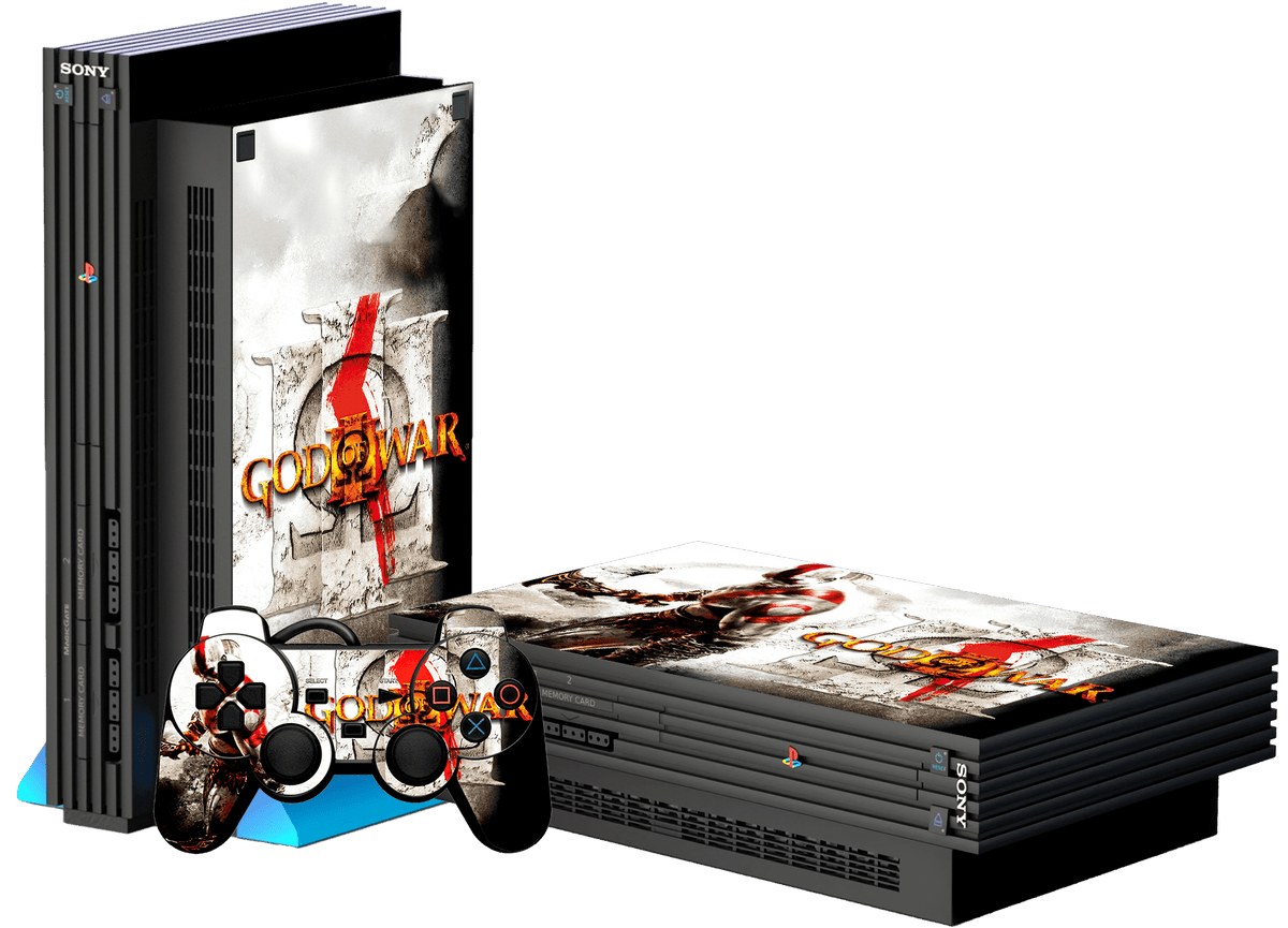 God of War Skin Playstation 2 Fat Xonebrand