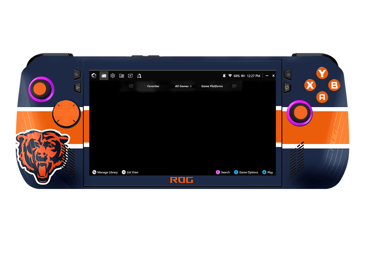 Chicago Bears Skin Asus Rog Ally X Xonebrand