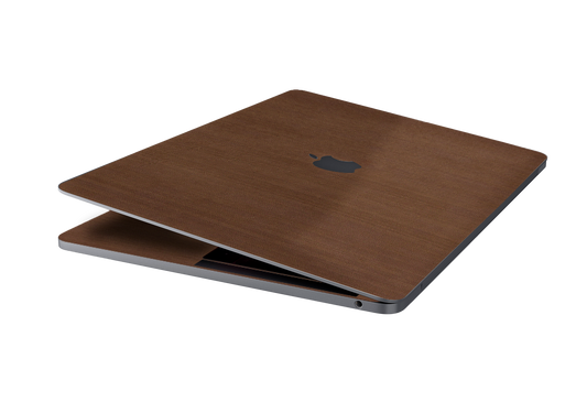 Mackbook Pro 13" com pele de madeira