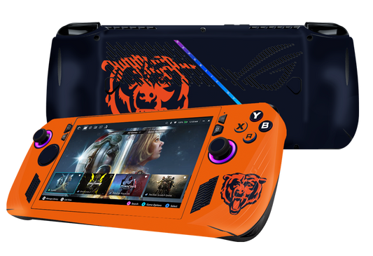 Chicago Bears Asus Rog Ally X Handheld Gaming Computer Skin