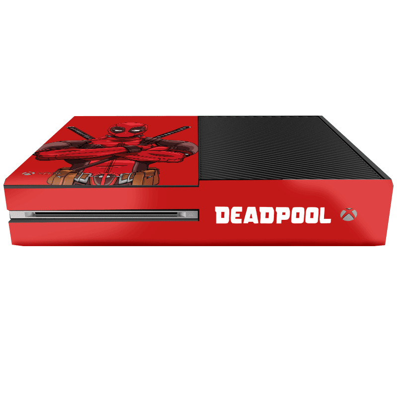 Deadpool Skin Xbox One Fat Xonebrand