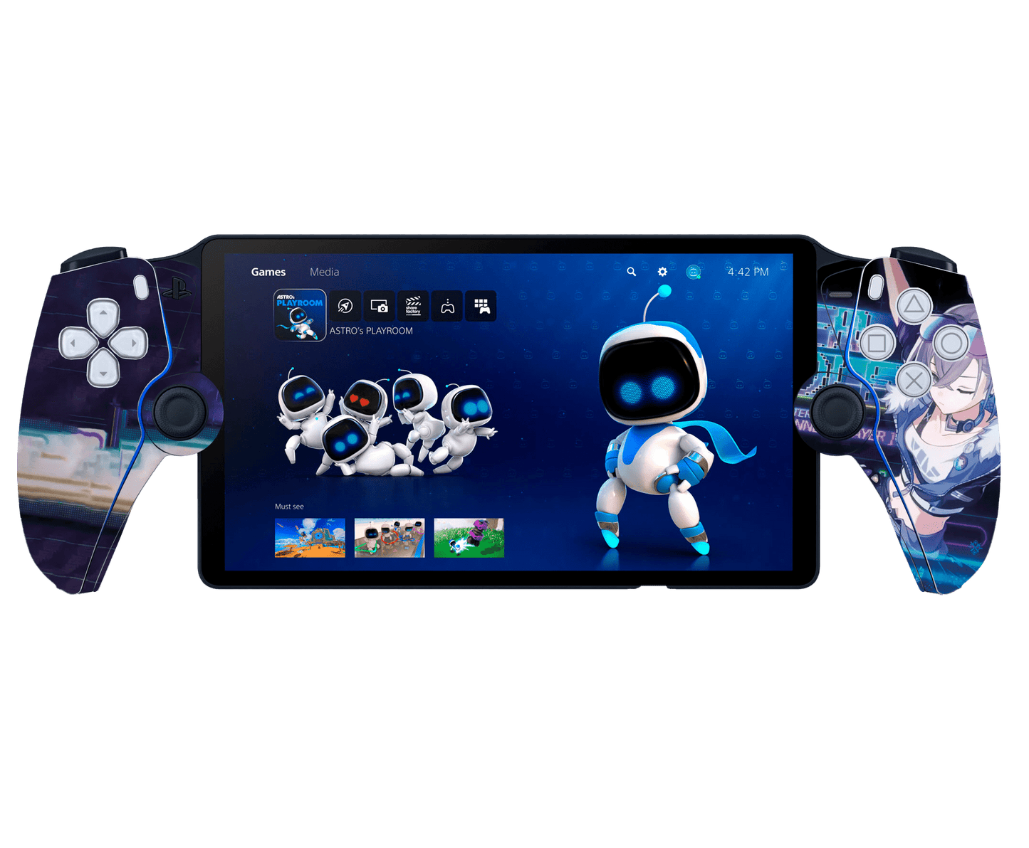 Silver Wolf PS Portal Remote Player Skin