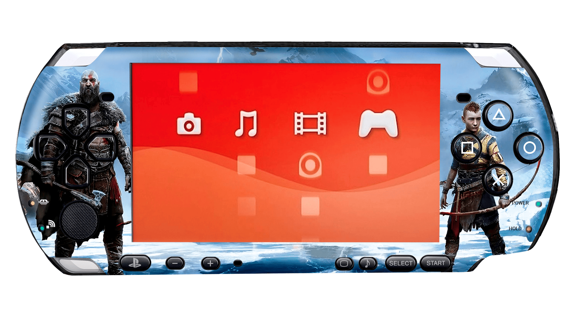 God of War Ragnarok Skin Playstation Portable (PSP) Xonebrand