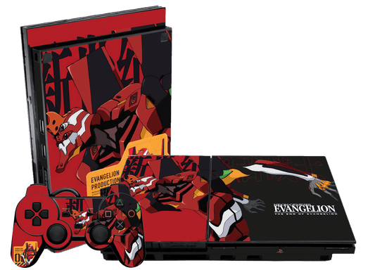 Evangelion Eva-02 PS2 Slim (2014) Bundle Skin