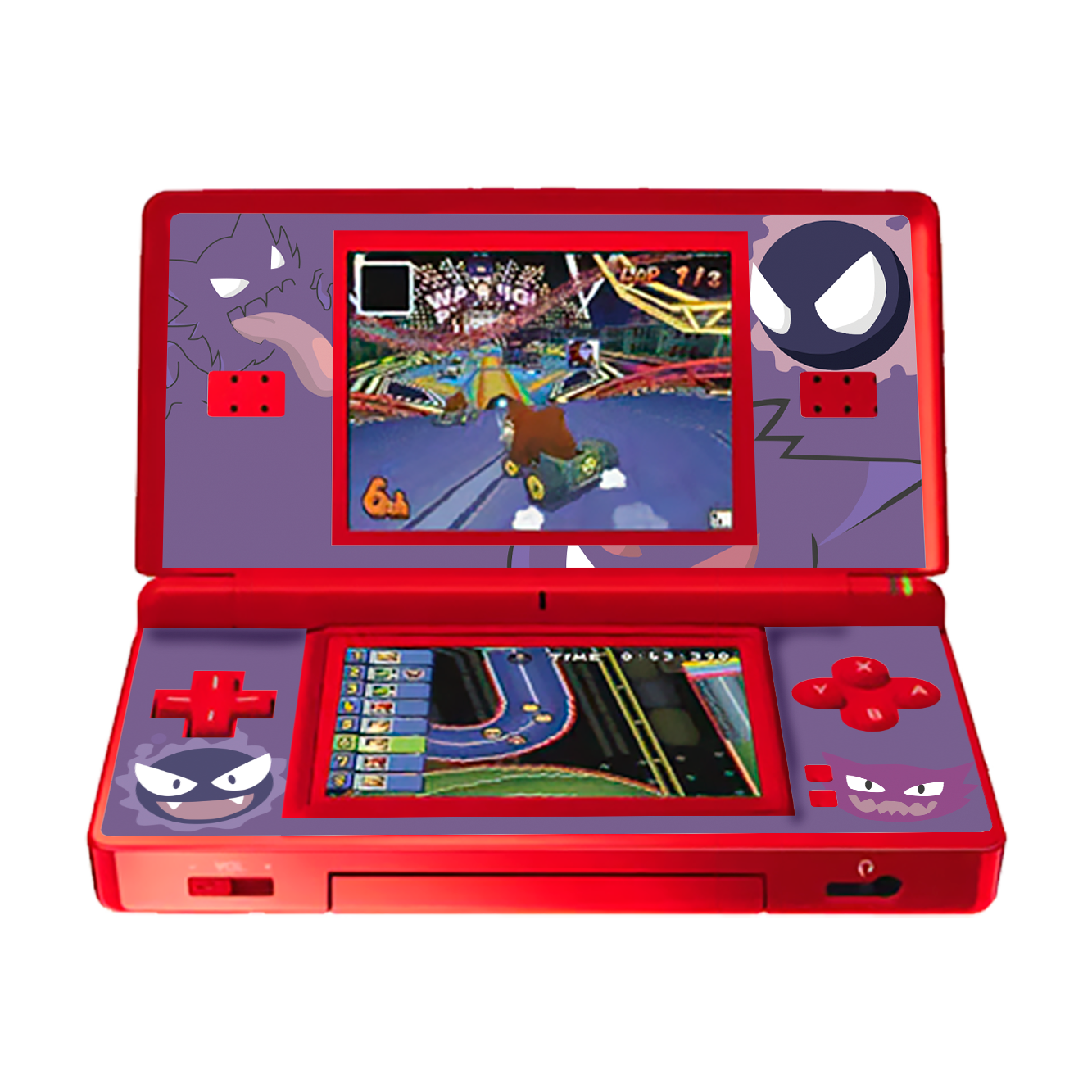 Pokemon Gengar Skin Nintendo DS Lite