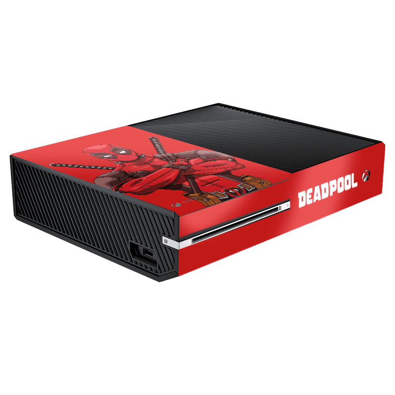 Deadpool Skin Xbox One Fat Xonebrand