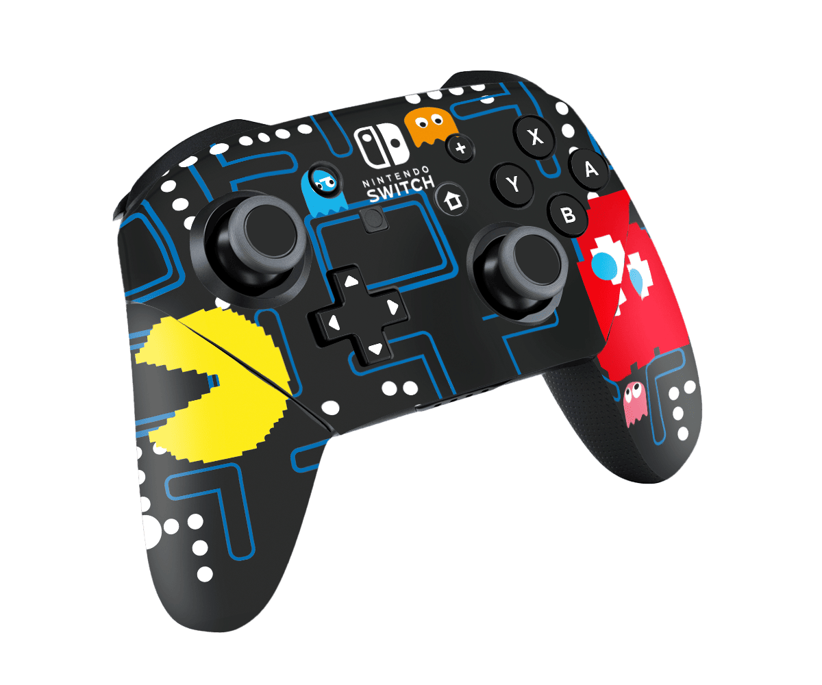 Pacman Skin Nintendo Switch Pro Controller Xonebrand