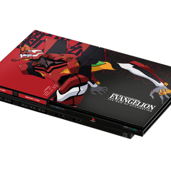 Evangelion Eva 02 Skin Playstation 2 Slim