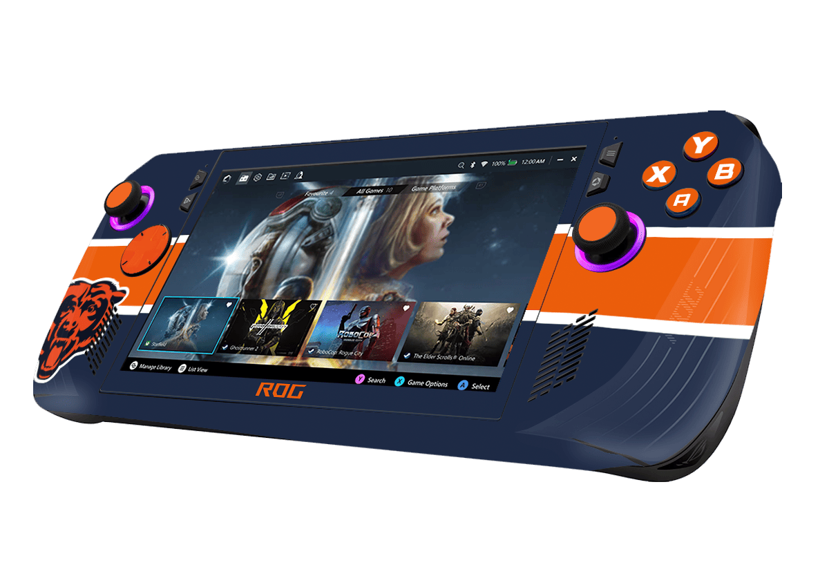 Chicago Bears Skin Asus Rog Ally X Xonebrand
