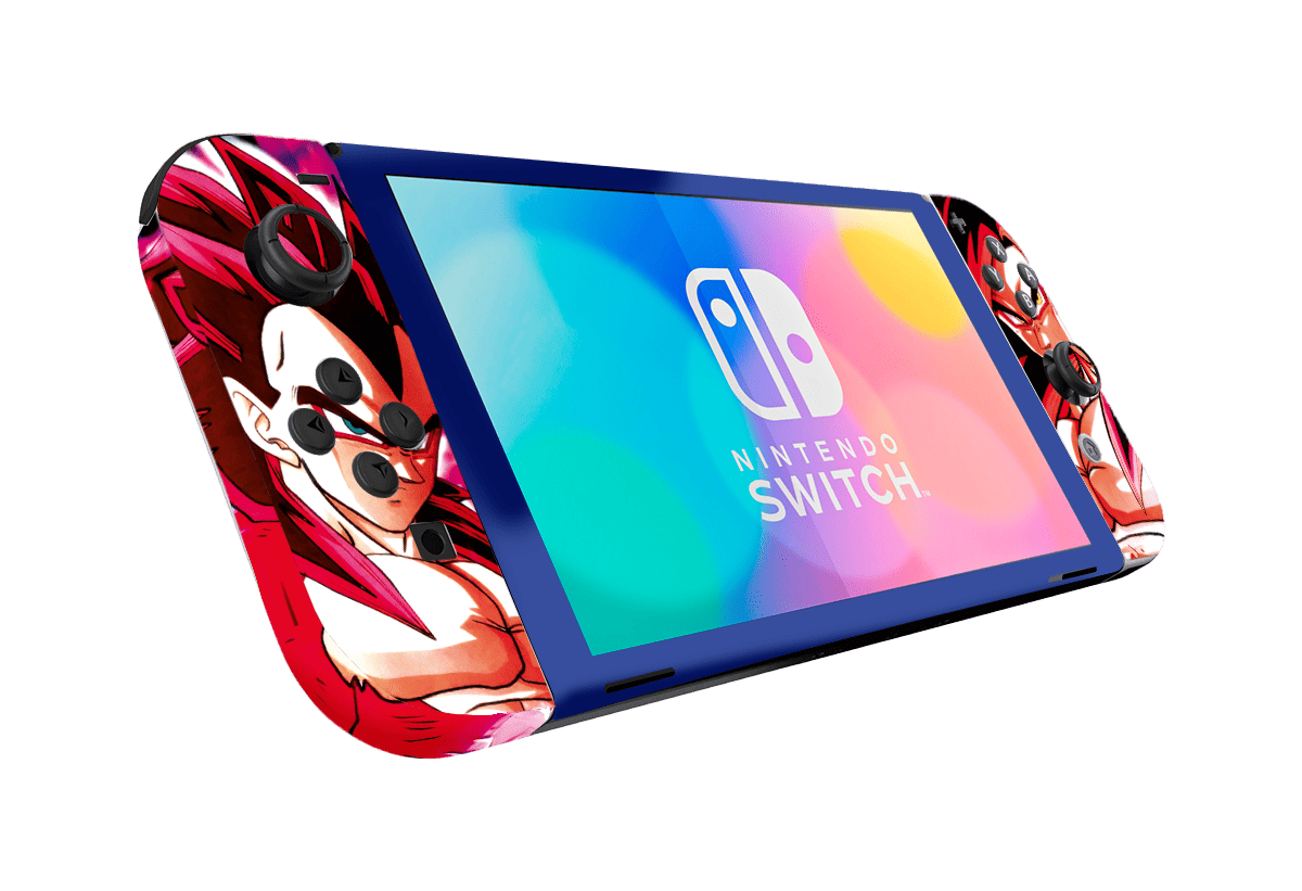 Dragon Ball Goku &amp; Vegeta Nintendo Switch Oled (2021) Skin