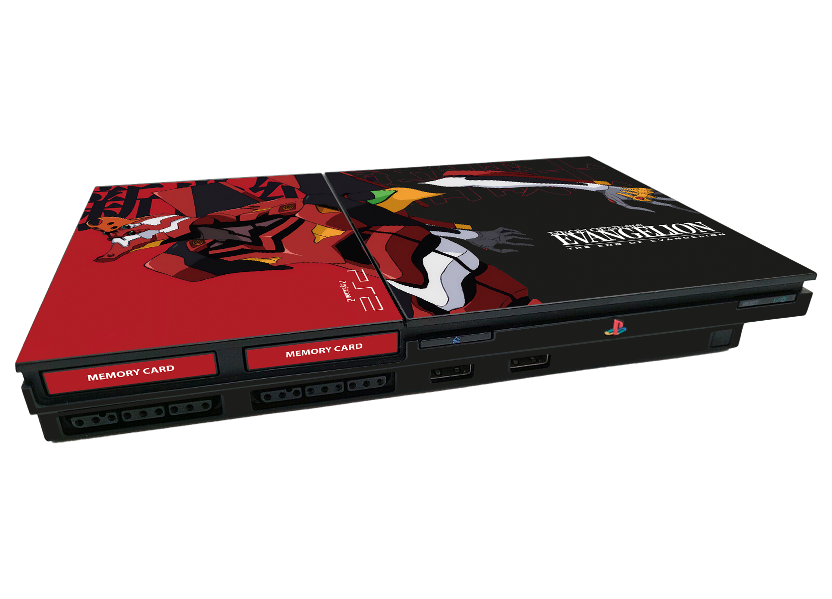 Evangelion Eva 02 Skin Playstation 2 Slim