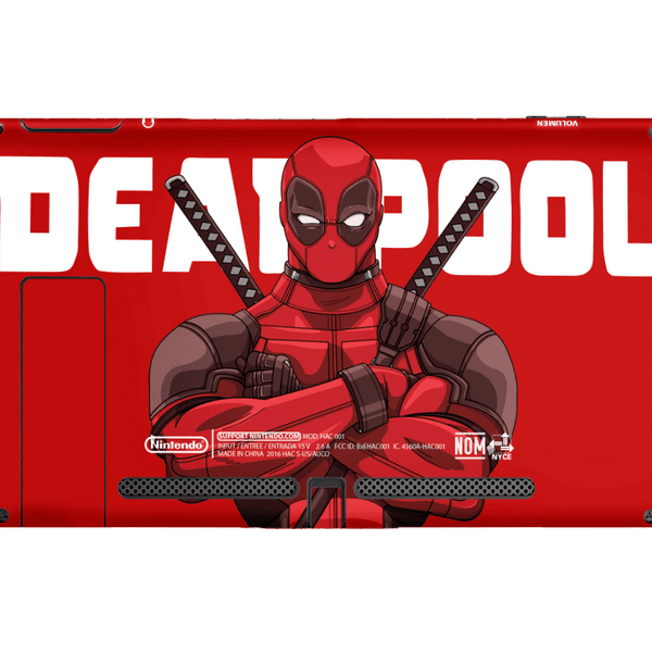 Deadpool Skin Nintendo Switch (2017) Xonebrand