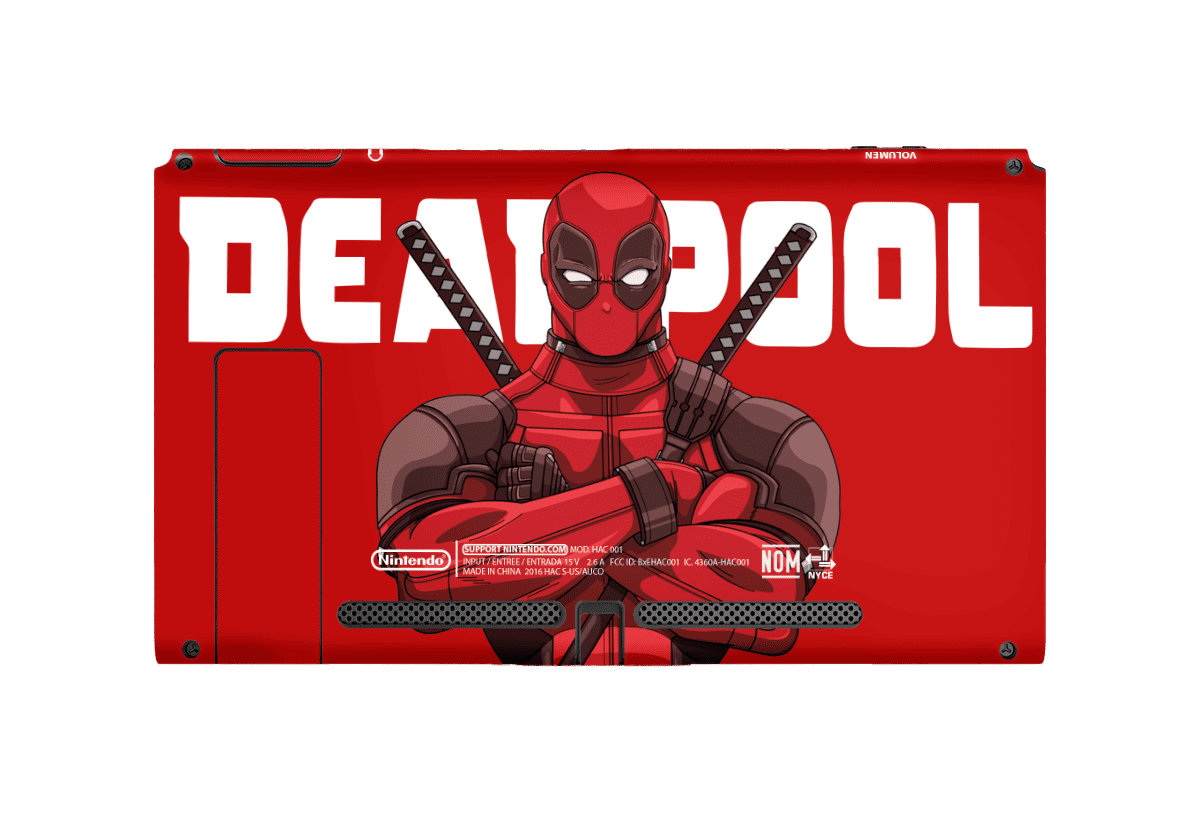 Deadpool Skin Nintendo Switch (2017) Xonebrand