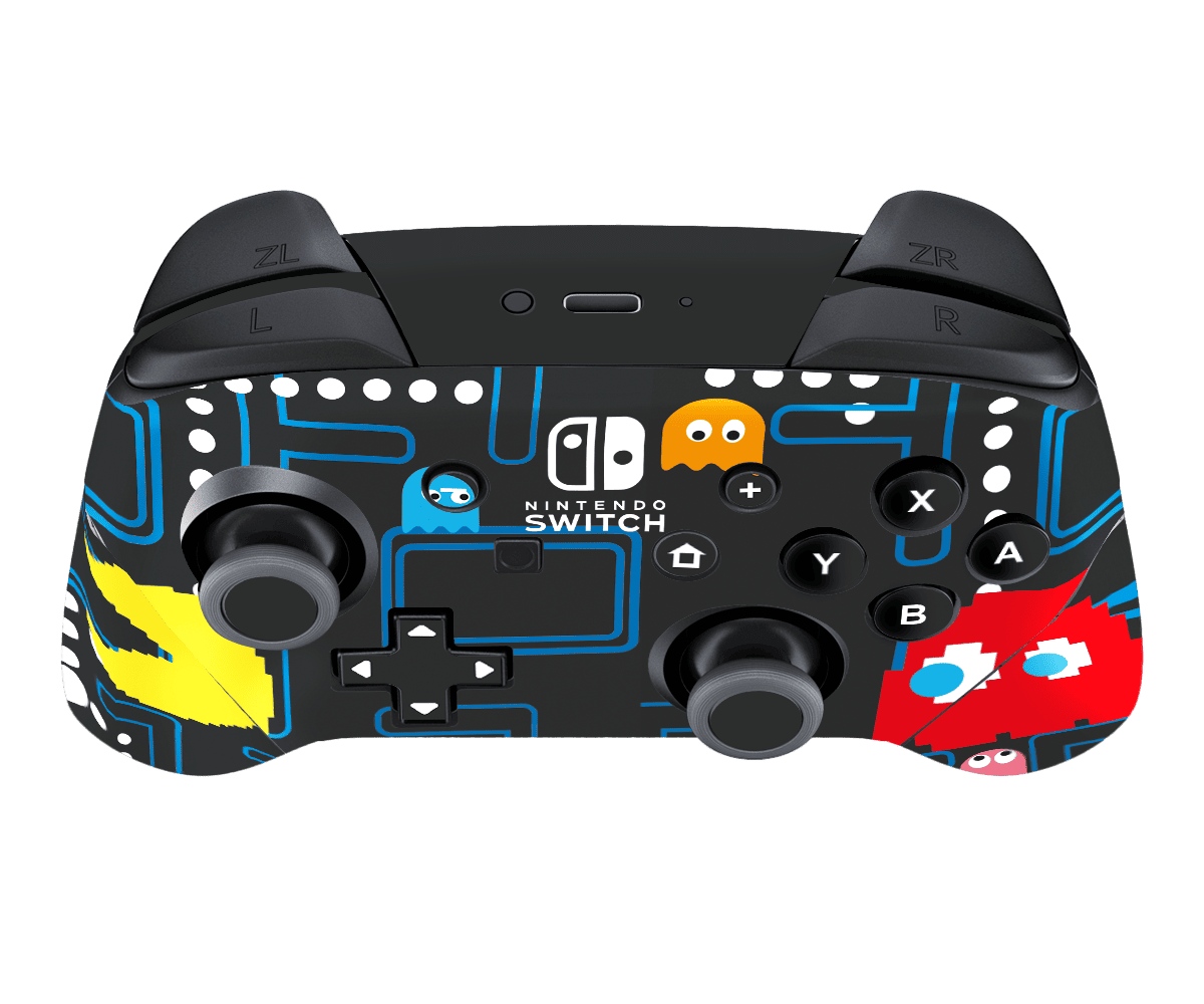 Pacman Skin Nintendo Switch Pro Controller Xonebrand
