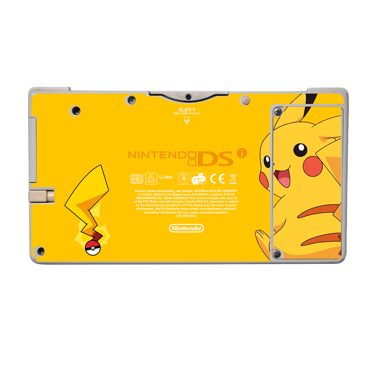 Pokemon Pikachu Skin Nintendo DSi (2008) Xonebrand