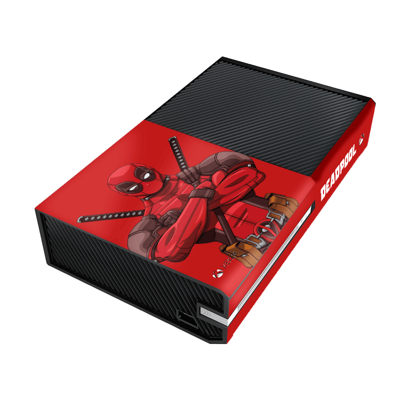 Deadpool Skin Xbox One Fat Xonebrand