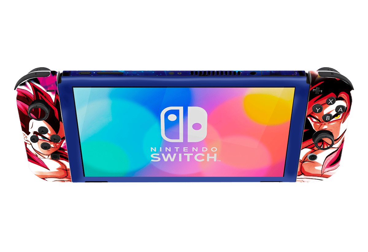 Dragon Ball Goku &amp; Vegeta Nintendo Switch Oled (2021) Skin