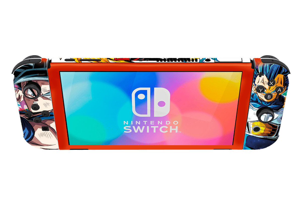 Dragon Ball Goku & Vegeta Nintendo Switch Oled (2021) Skin