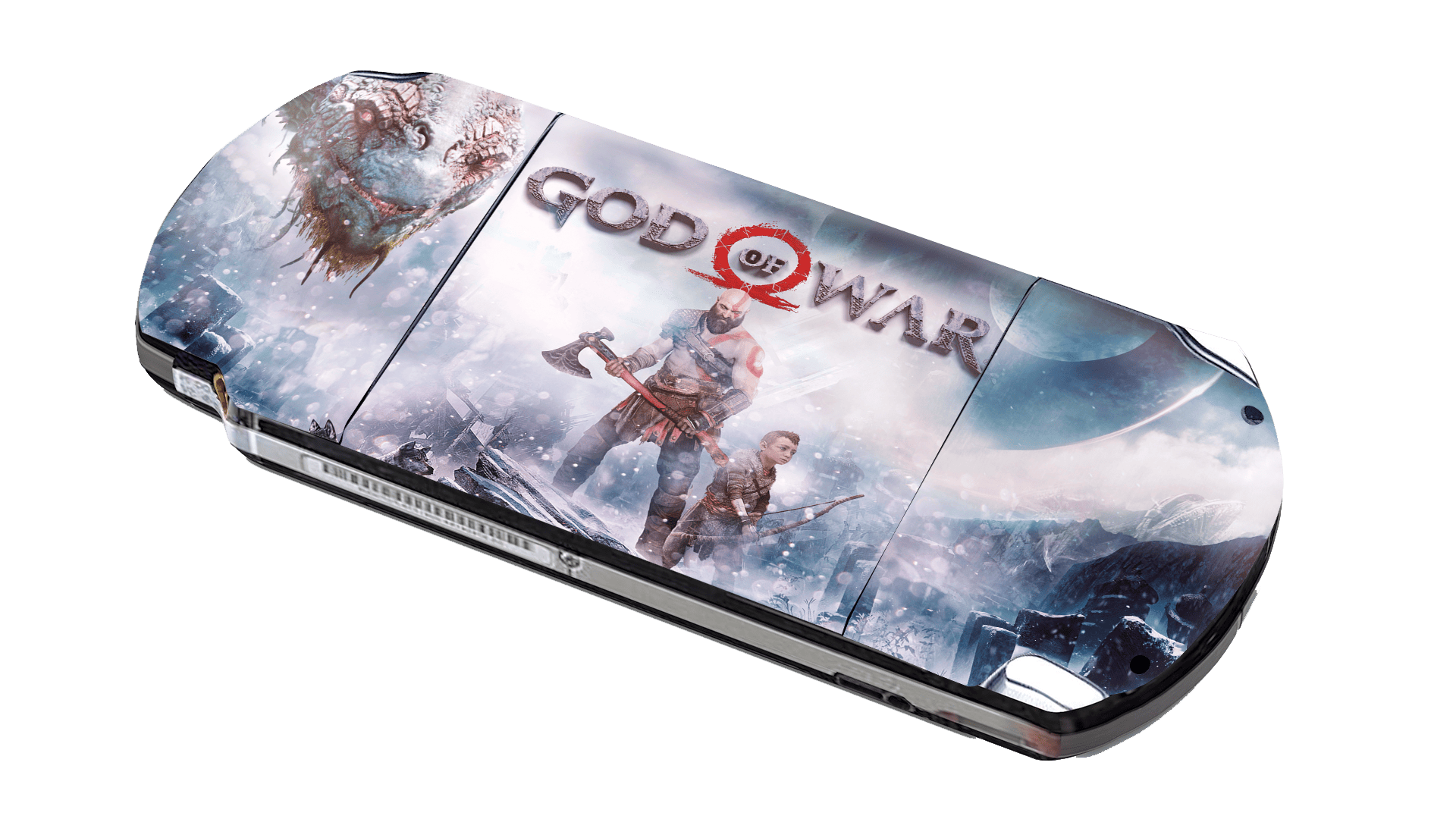 God of War Ragnarok PSP Handheld Gaming Bundle Skin