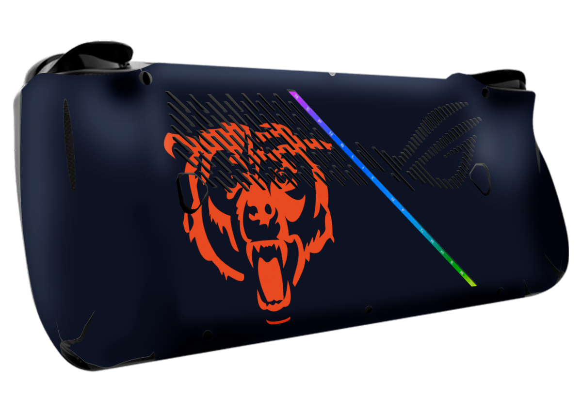 Chicago Bears Asus Rog Ally X Handheld Gaming Computer Skin