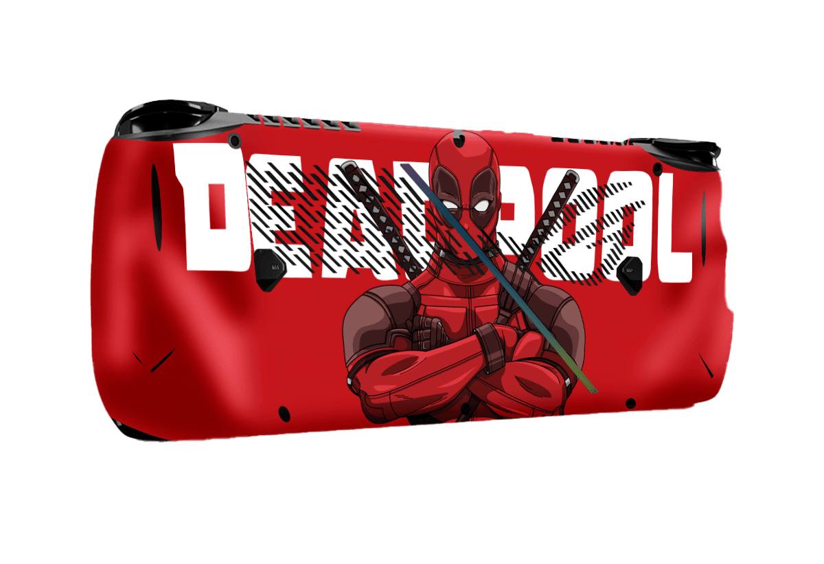 Deadpool Asus Rog Ally X Handheld Gaming Computer Skin