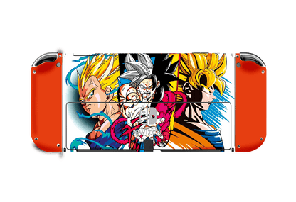 Dragon Ball Goku & Vegeta Nintendo Switch Oled (2021) Skin