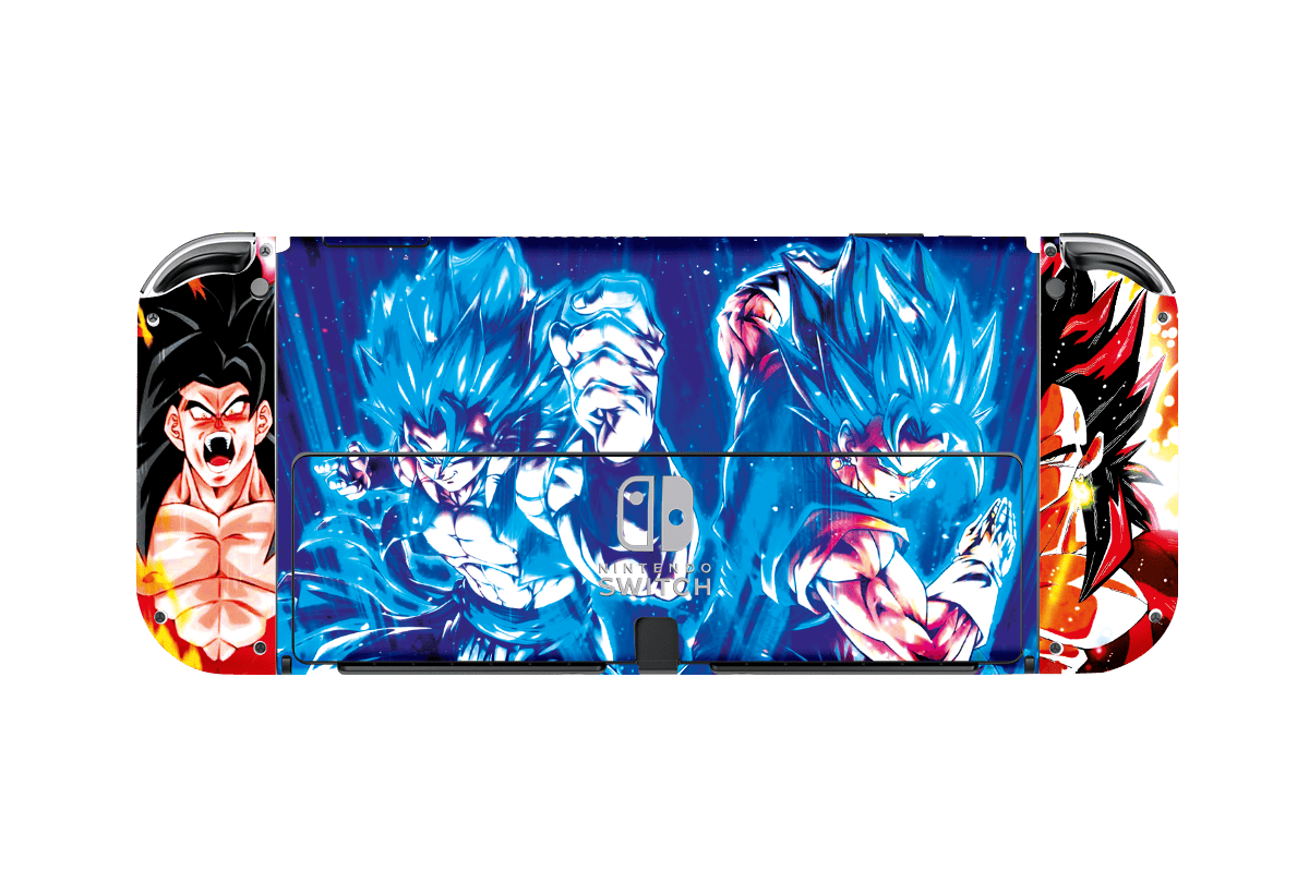 Dragon Ball Goku &amp; Vegeta Nintendo Switch Oled (2021) Skin