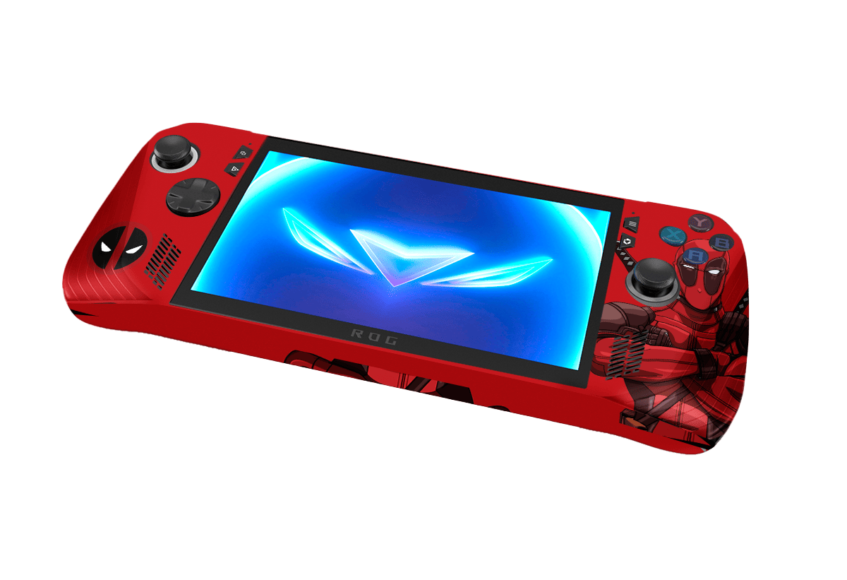 Deadpool Asus Rog Ally X Handheld Gaming Computer Skin