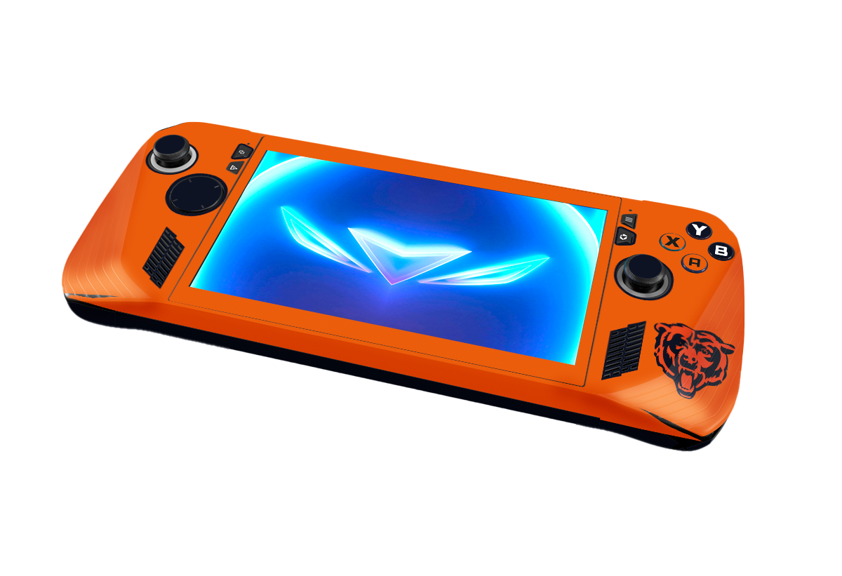 Chicago Bears Asus Rog Ally X Handheld Gaming Computer Skin