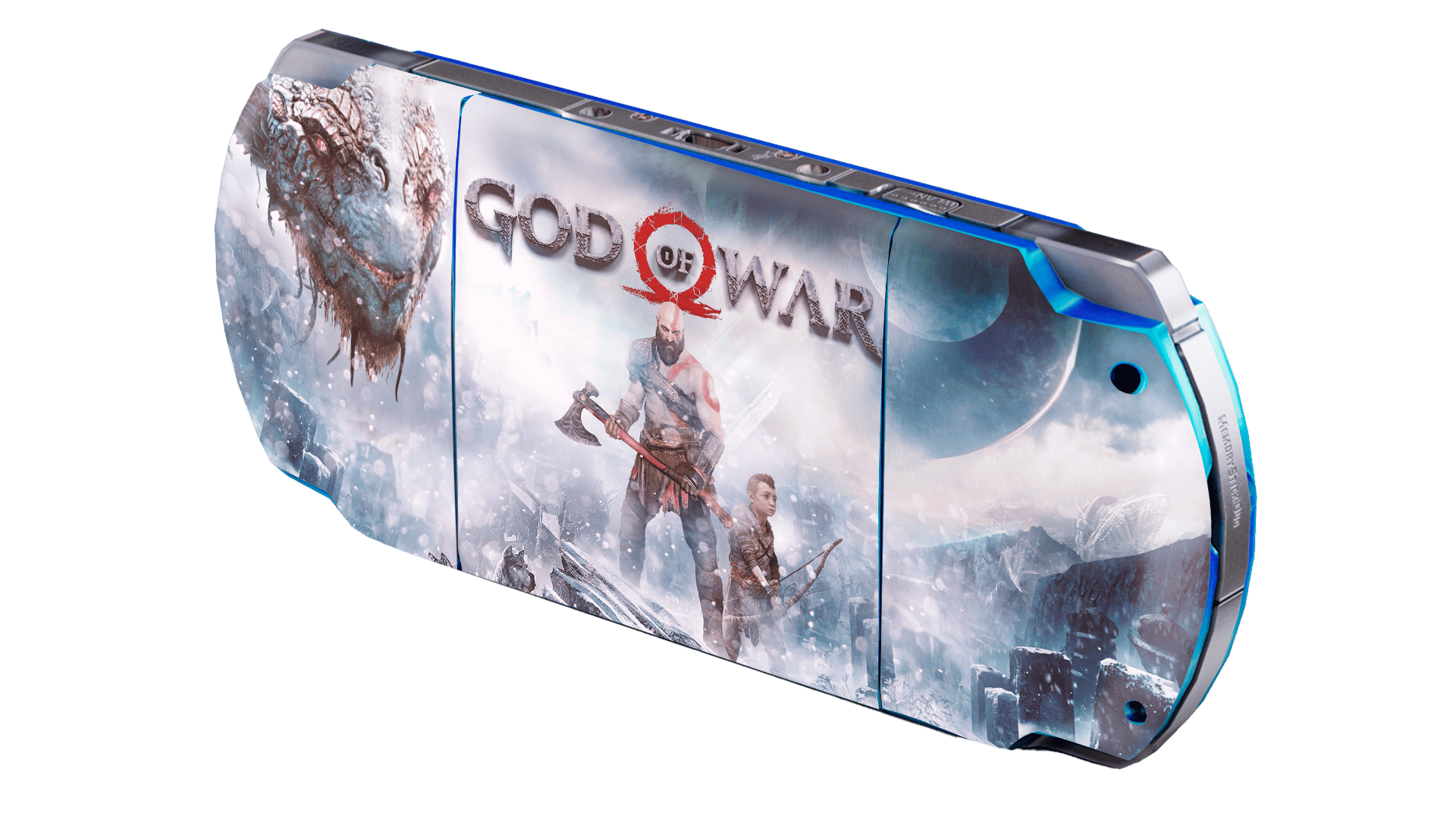 God of War Ragnarok PSP Handheld Gaming Bundle Skin