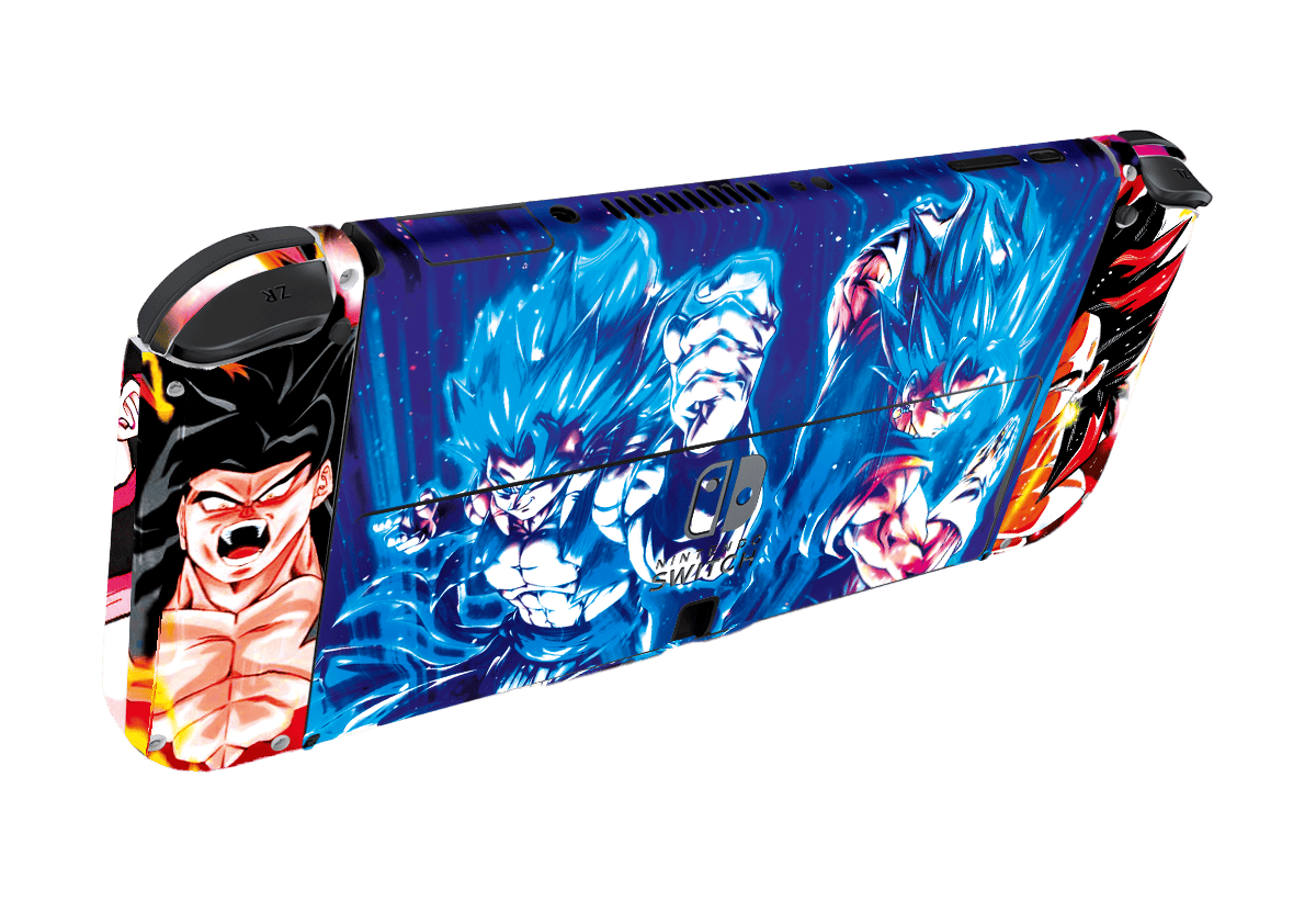 Dragon Ball Goku & Vegeta Nintendo Switch Oled (2021) Skin