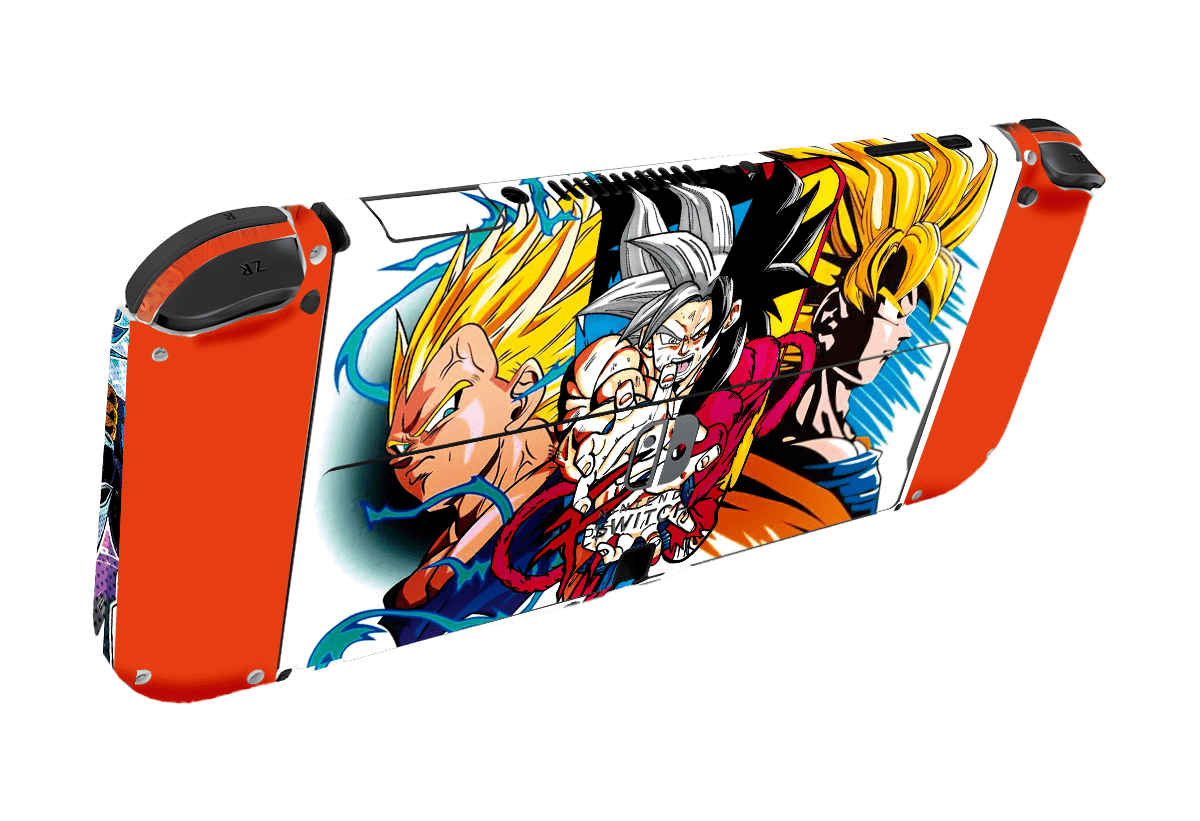 Dragon Ball Goku & Vegeta Nintendo Switch Oled (2021) Skin