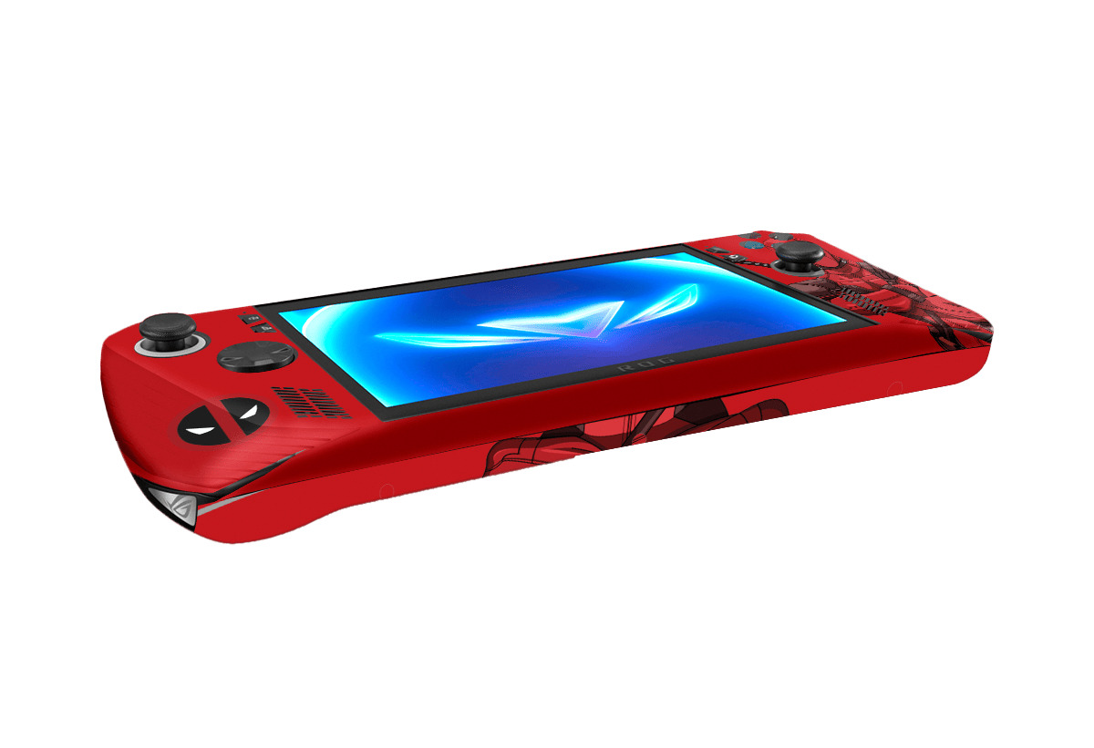 Deadpool Asus Rog Ally X Handheld Gaming Computer Skin