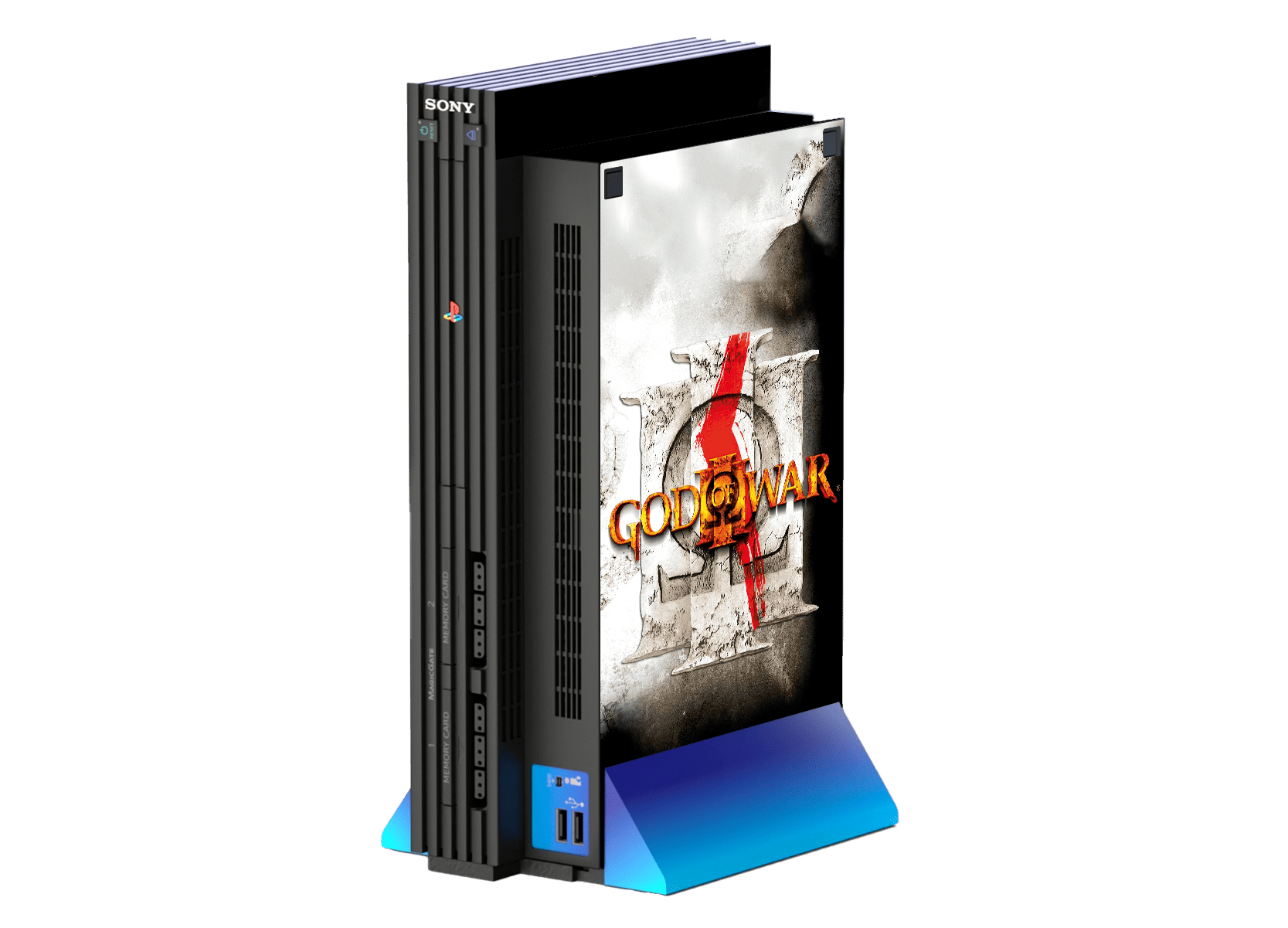 God of War Skin Playstation 2 Fat